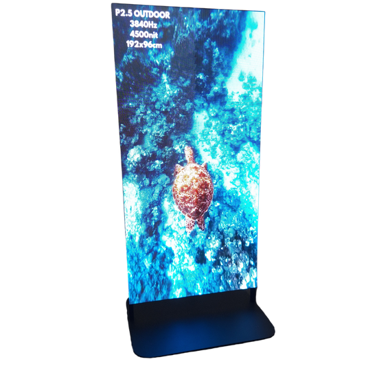 LED POSTER MEDIA WALL na zewnątrz 192x96cm wysoka jasność