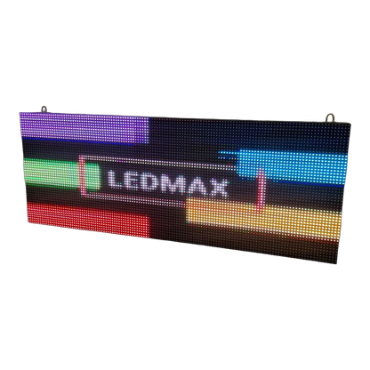 Reklama pełny kolor LED Wyświetlacz Ekran 128x48cm RGB P10