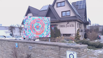 Ekran reklama LED Premium zewnętrzny wysokość 128cm
