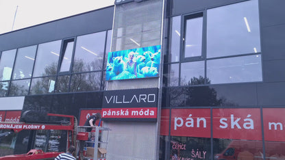 Ekran LED Telebim zewnętrzny 1m² konstrukcja aluminiowa typ stały