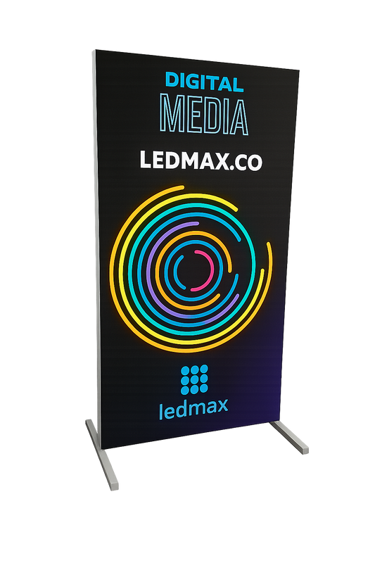 LED POSTER MEDIA WALL wewnętrzny 192x96cm