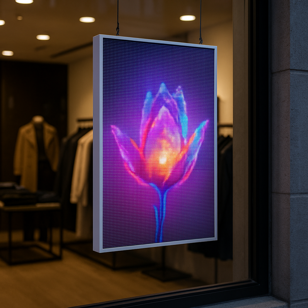 LED-Bildschirm für Schaufenster – eine effektive Lösung zur Kundengewinnung